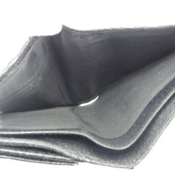 Gucci Wallet Purse Folding wallet Black Woman Authentic Used Y4905 - Picture 4 of 6